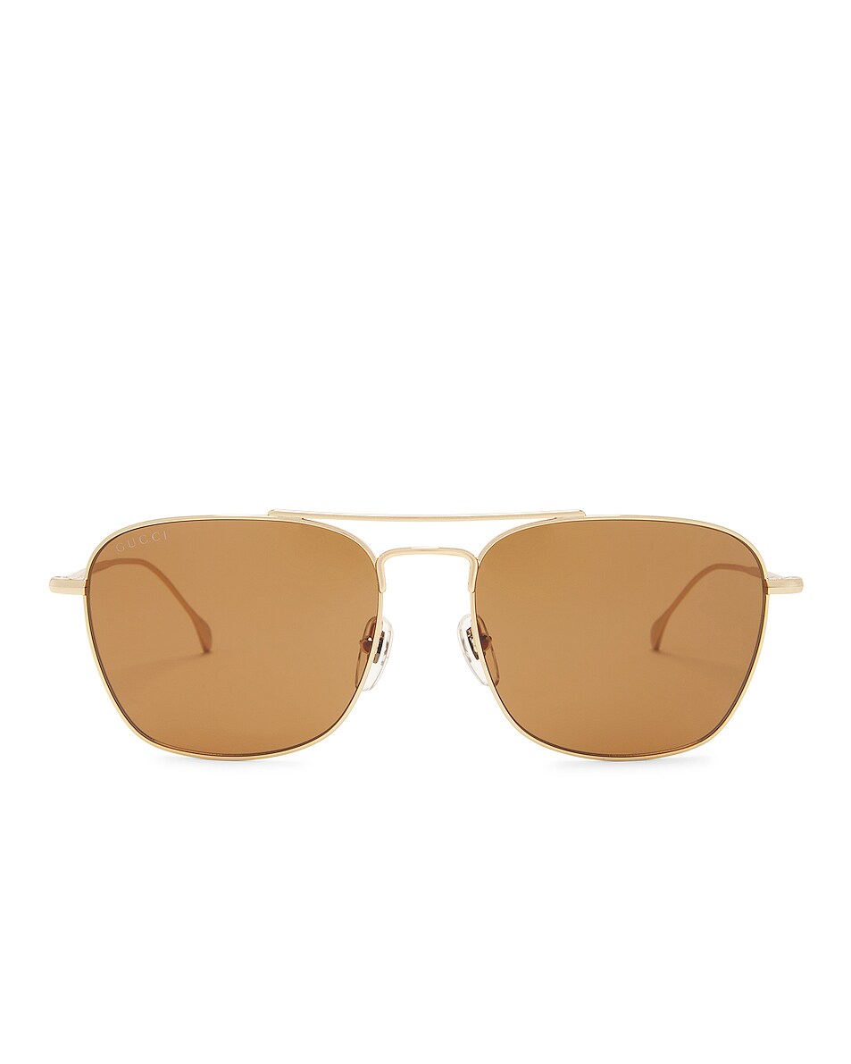 Image 1 of Gucci New Light Banana Sunglasses in Shiny Endura Gold