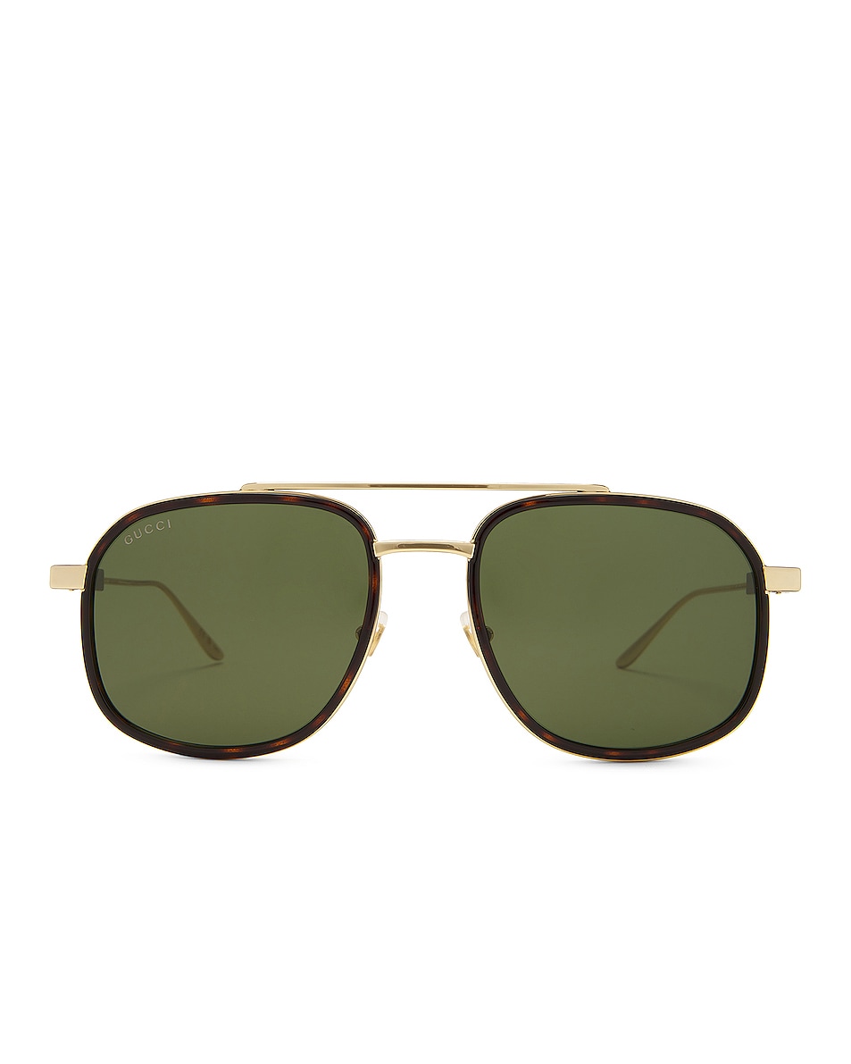 Image 1 of Gucci GG1310S Sunglass in Gold & Green