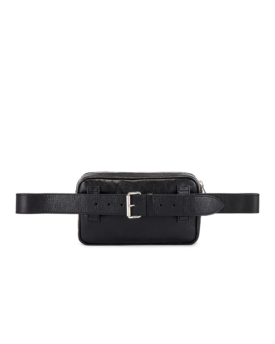 Gucci Gg Logo Belt Bag 598080 1GZ0X 1000 - Handbags, Morpheus