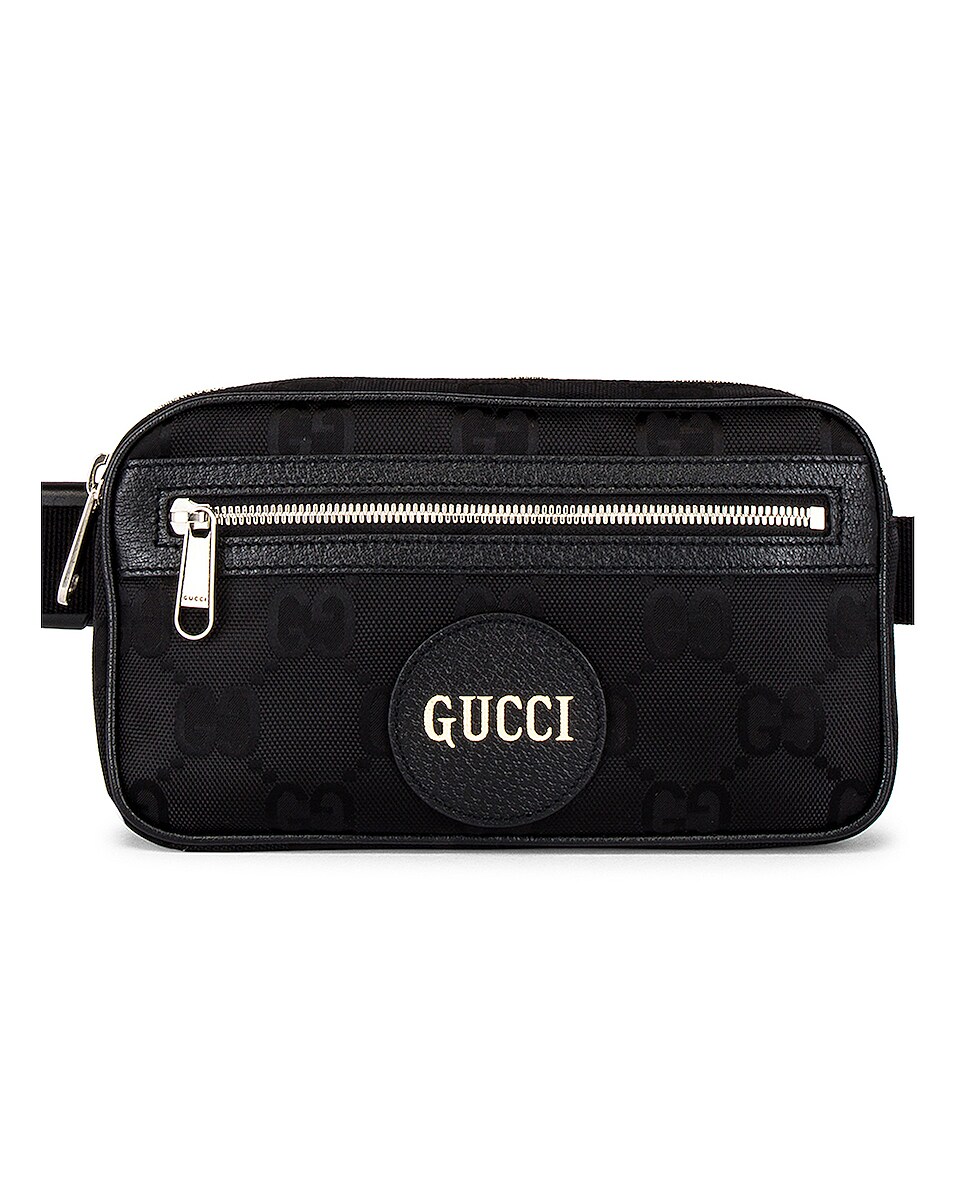 Image 1 of Gucci Nylon GG Crossbody Bag in Black