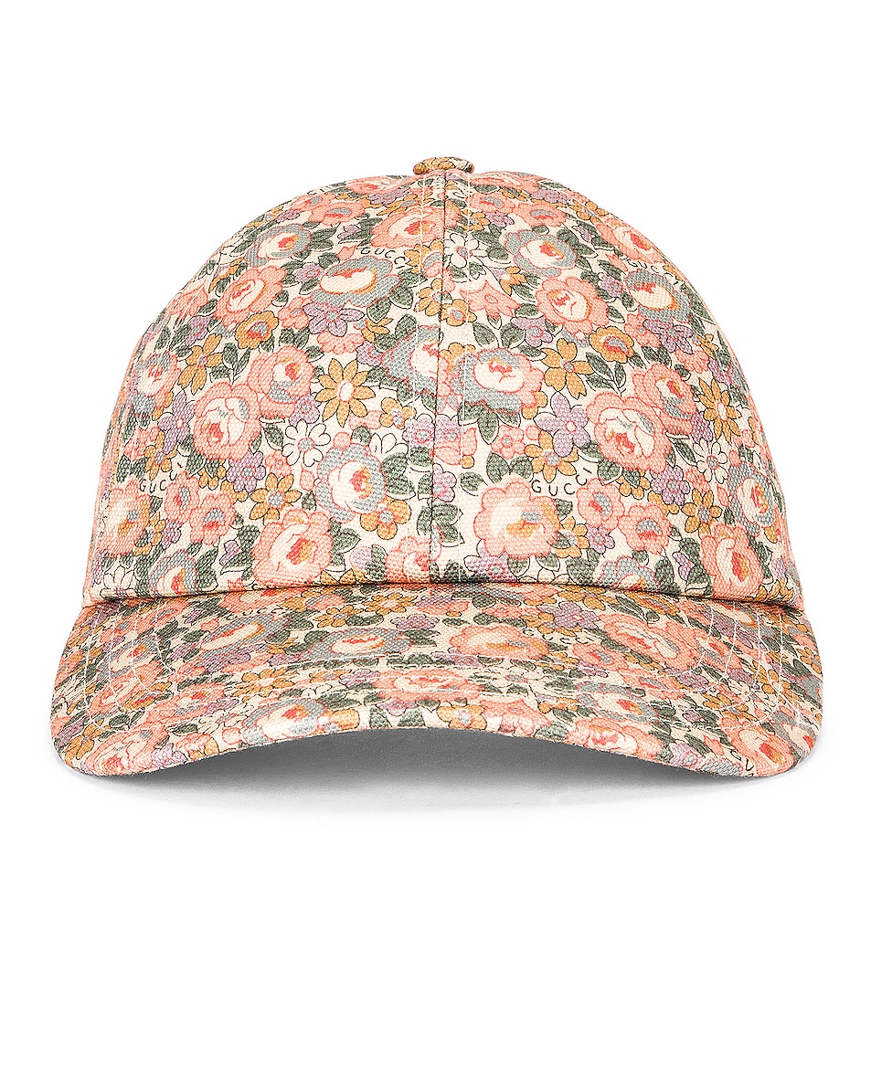 Image 1 of Gucci Baseball Hat in Pink