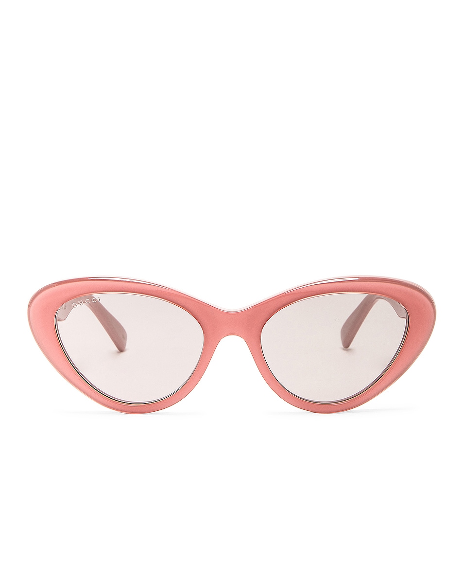Image 1 of Gucci Cat Eye Sunglasses in Pink