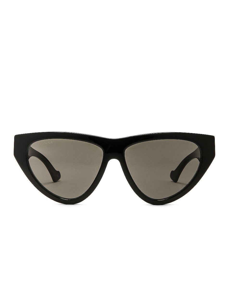Image 1 of Gucci Cat Eye Sunglasses in Black