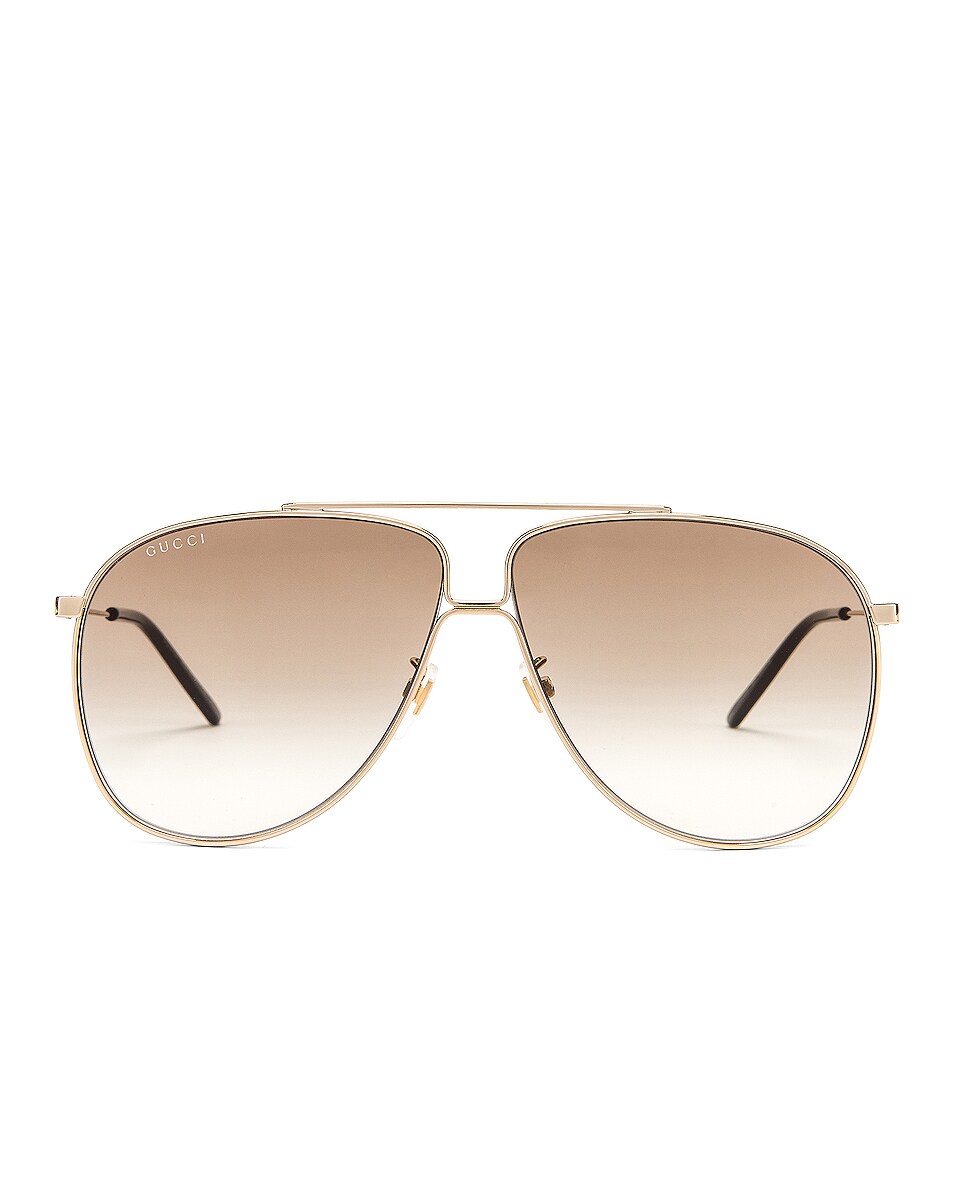 gucci gold aviators