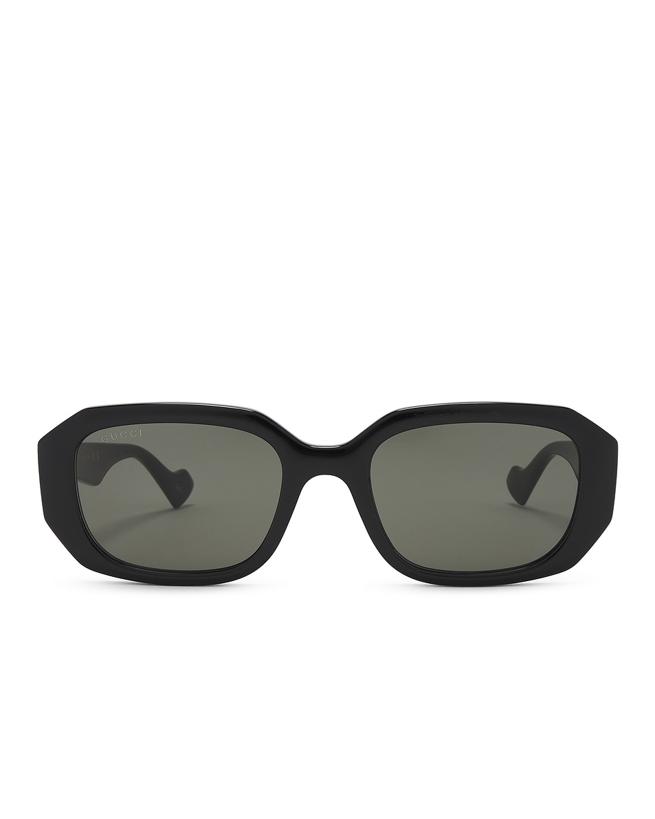Image 1 of Gucci GG Generation Rectangular Sunglasses in Black