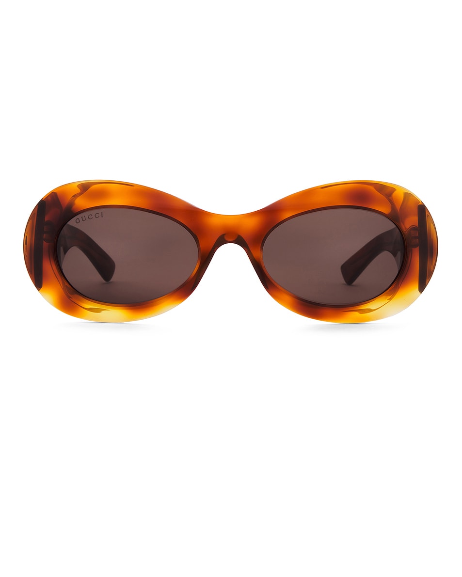 Image 1 of Gucci Fifth Avenue Sunglasses in Havana & Brown