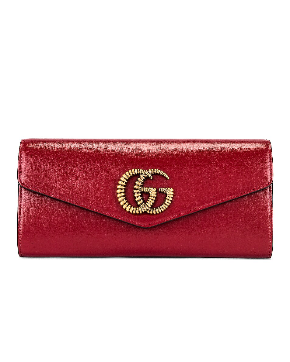 Image 1 of Gucci Broadway Evening Clutch in Romantic Cerise