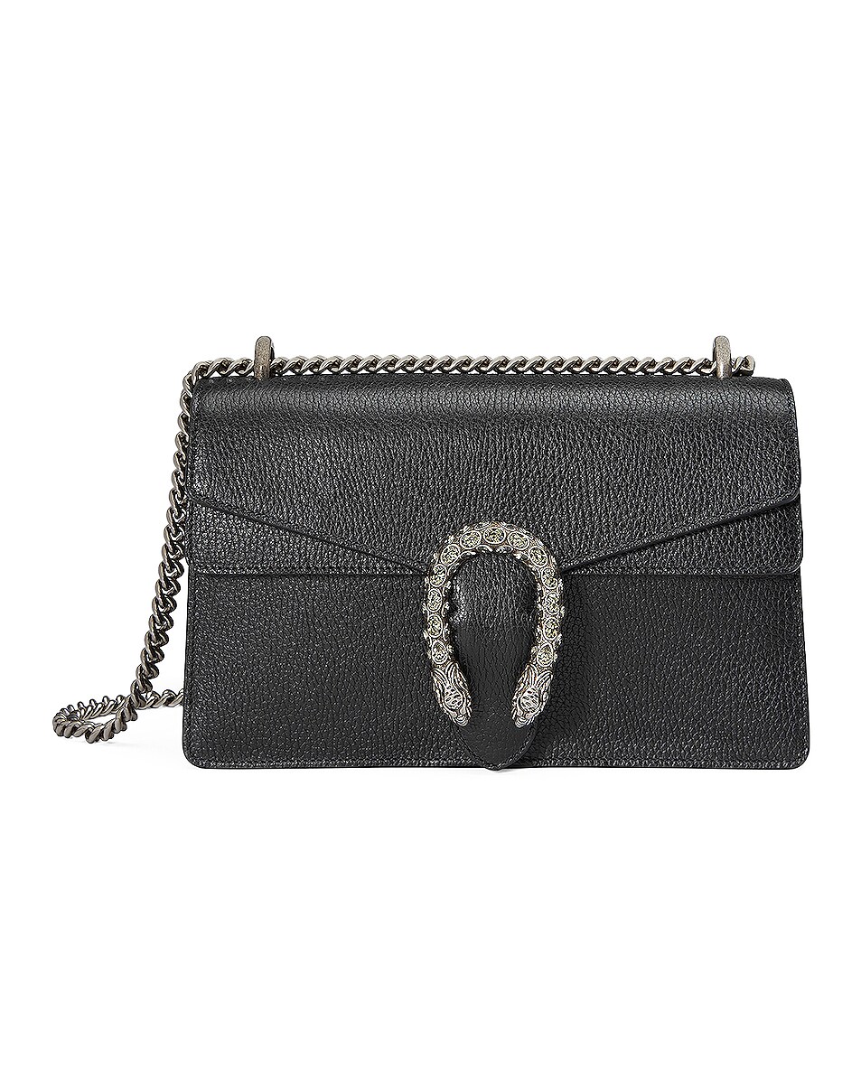 Image 1 of Gucci Dionysus Shoulder Bag in Black & Black Diamond