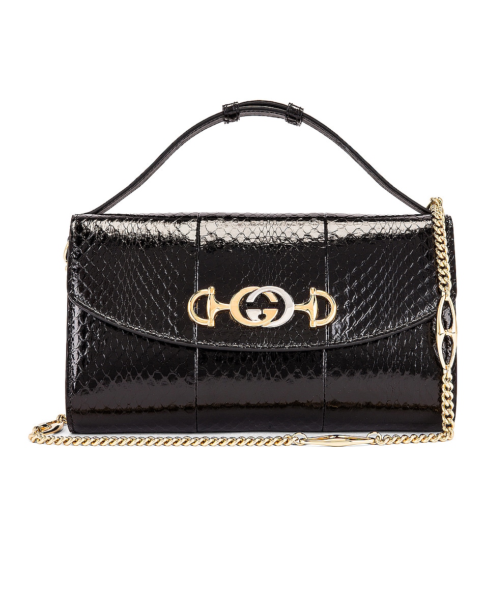 Gucci Zumi Shoulder Bag in Black FWRD