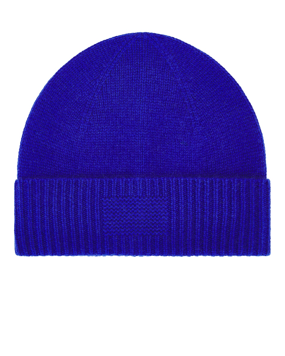 Image 1 of Guest In Residence Rib Cuff Beanie in Cobalt