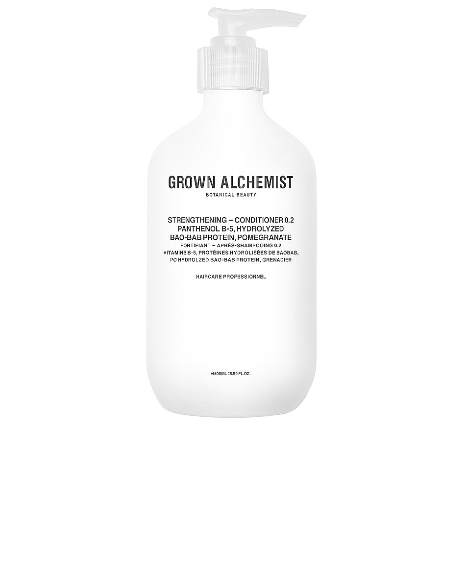 Image 1 of Grown Alchemist Strengthening Conditioner 0.2 in Panthenol B-5, Hydrolyzed Baobab Protein, & Pomegranate