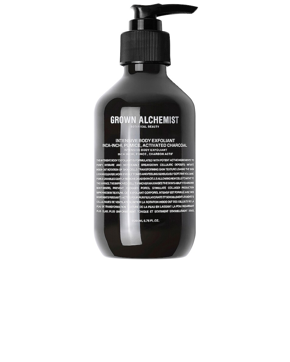 Image 1 of Grown Alchemist Intensive Body Exfoliant in Inca-Inchi, Pumice & Activated Charcoal