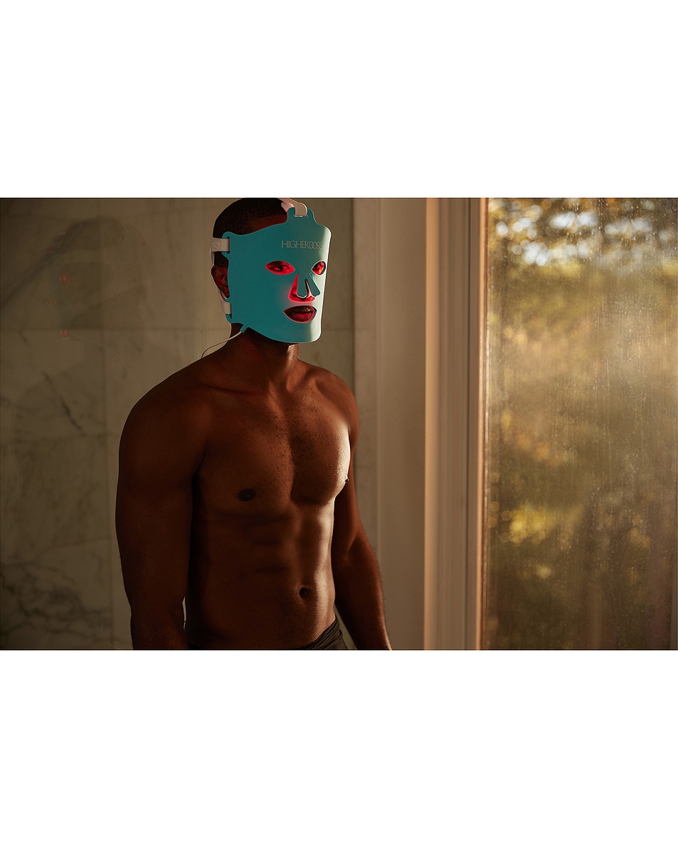 Image 1 of HigherDOSE Red Light Face Mask in 