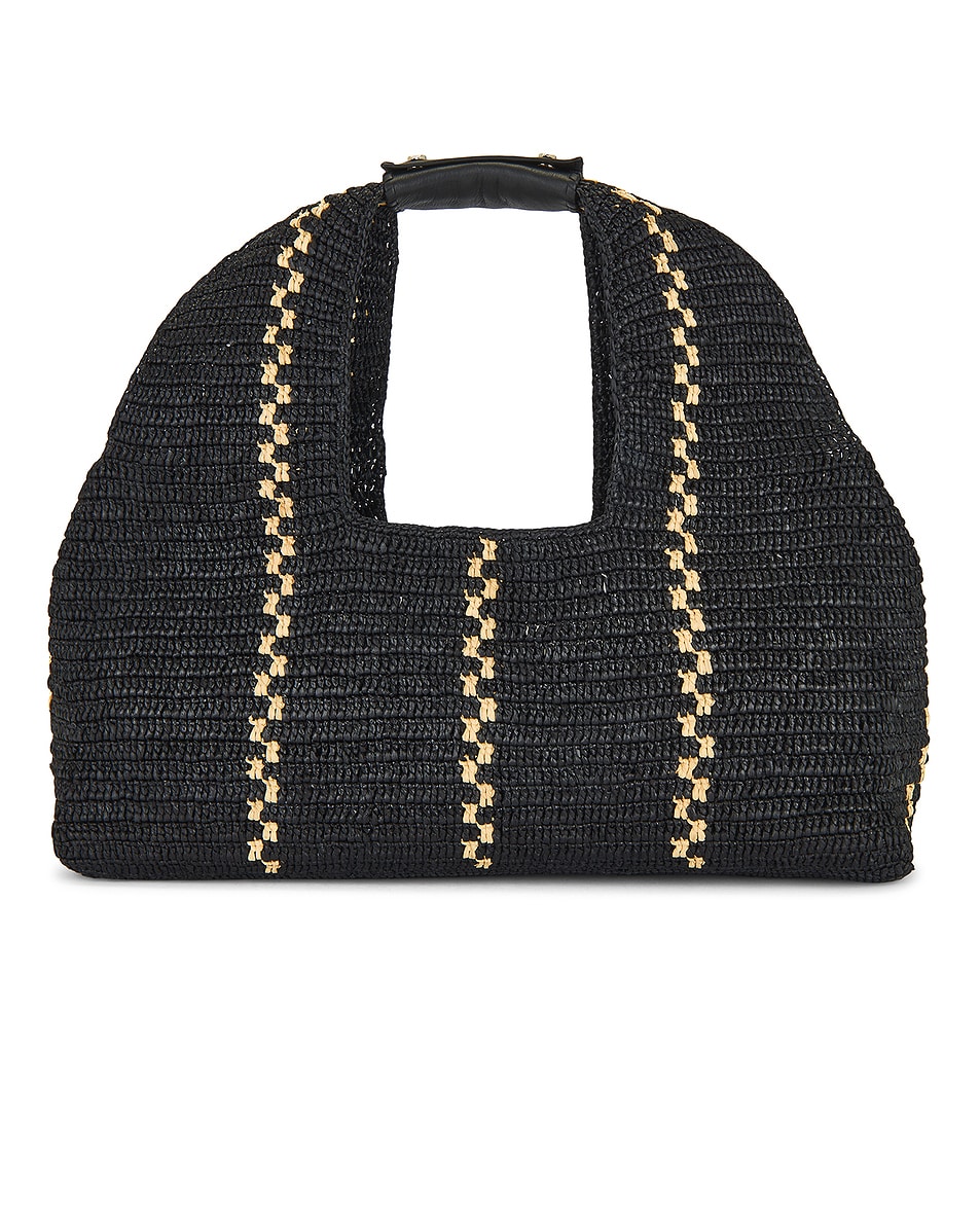 Image 1 of Helen Kaminski Euphoria Tote Bag in Charcoal & Natural