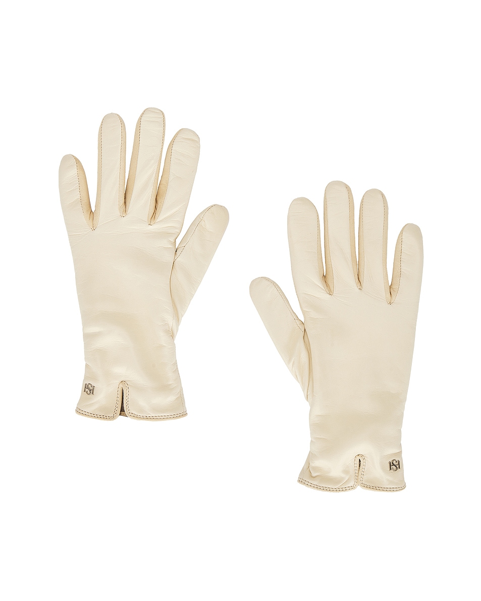 Image 1 of HANDSOME STOCKHOLM Essential Gloves in Cream