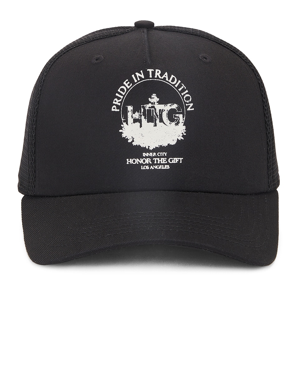 Image 1 of Honor The Gift Tradition Trucker Cap in Black