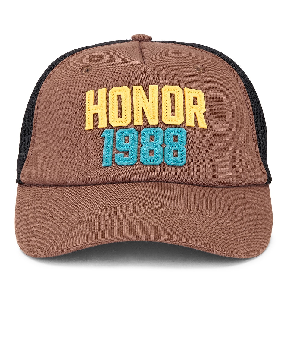 Image 1 of Honor The Gift Honor 1988 Trucker Hat in Brown