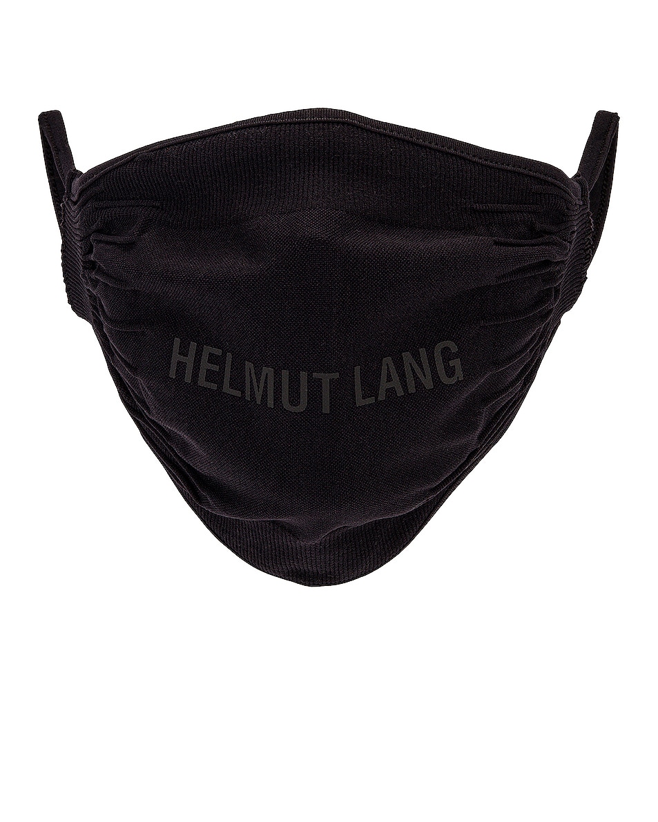 Image 1 of Helmut Lang Logo Mask in Black