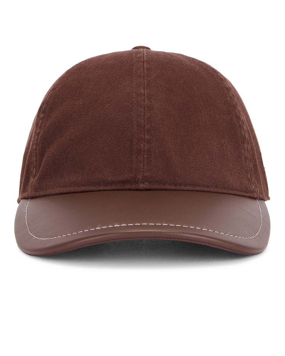 Image 1 of Helsa Helsa Hat in Chocolate Brown