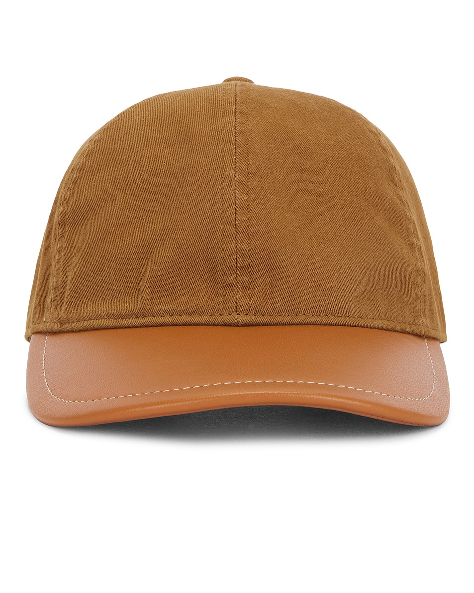 Image 1 of Helsa Helsa Hat in Khaki & Tan