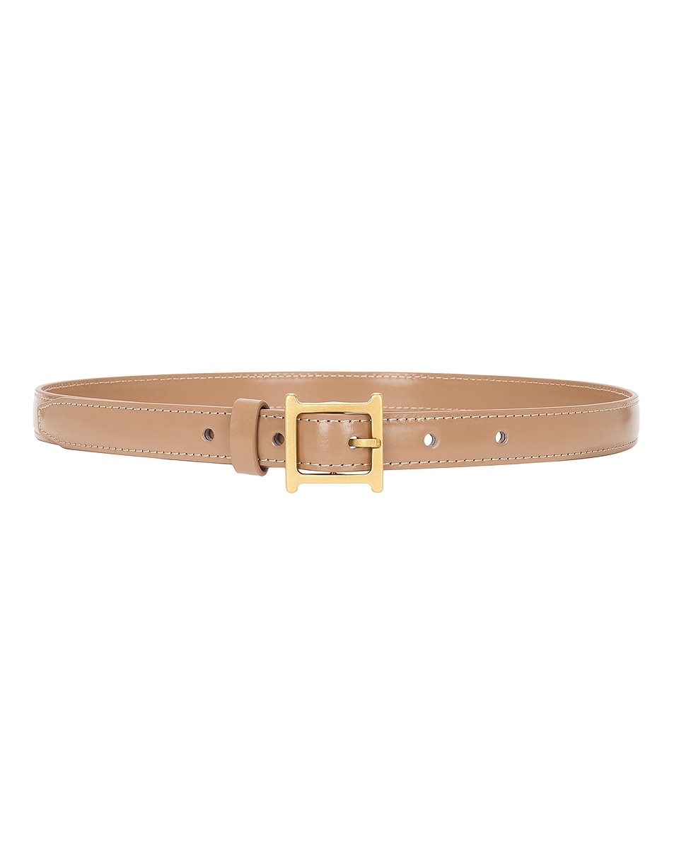 Image 1 of Helsa Logo Mini Waist Belt in Tawny