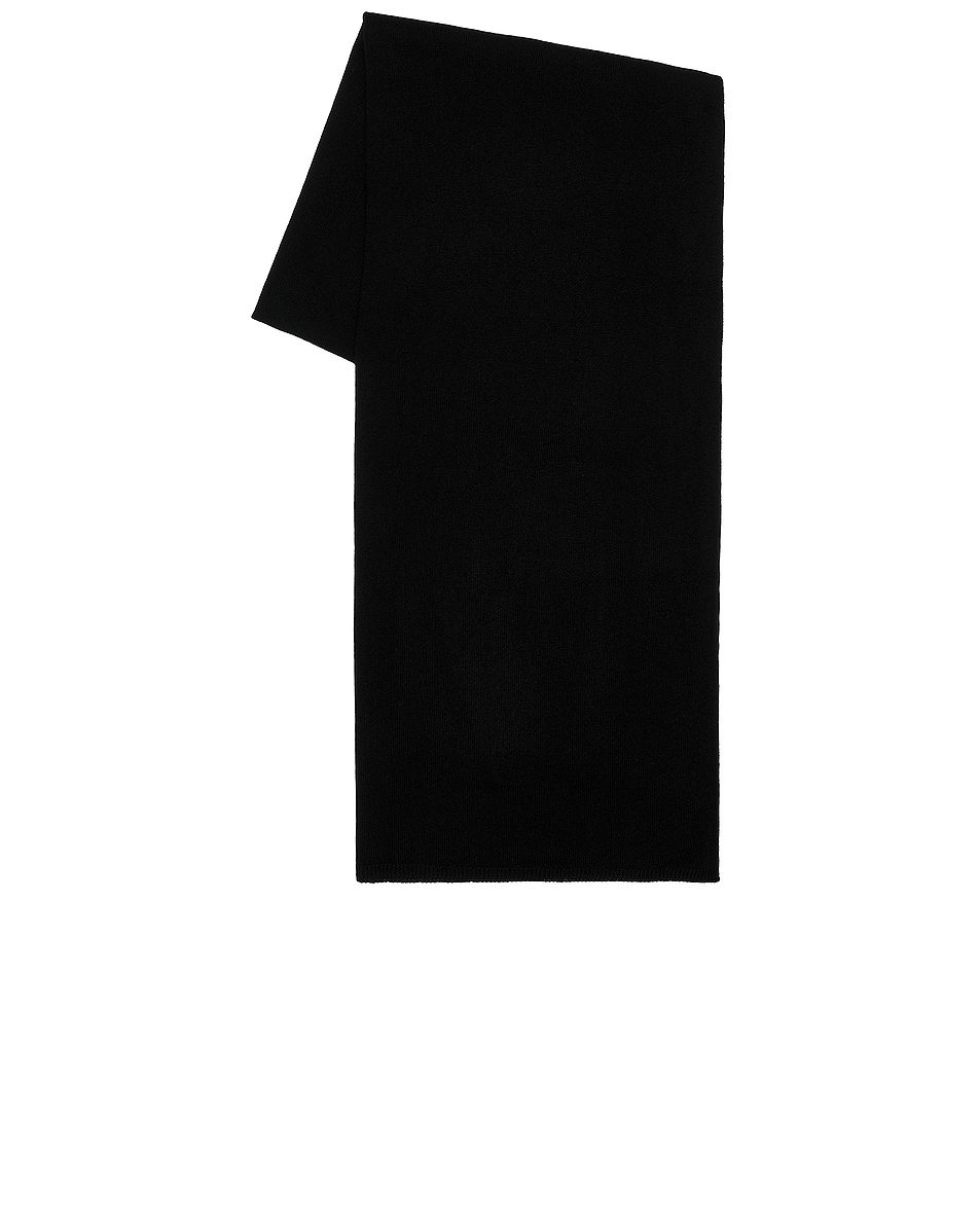 Image 1 of Helsa Briella Cashmere Knit Scarf in Black