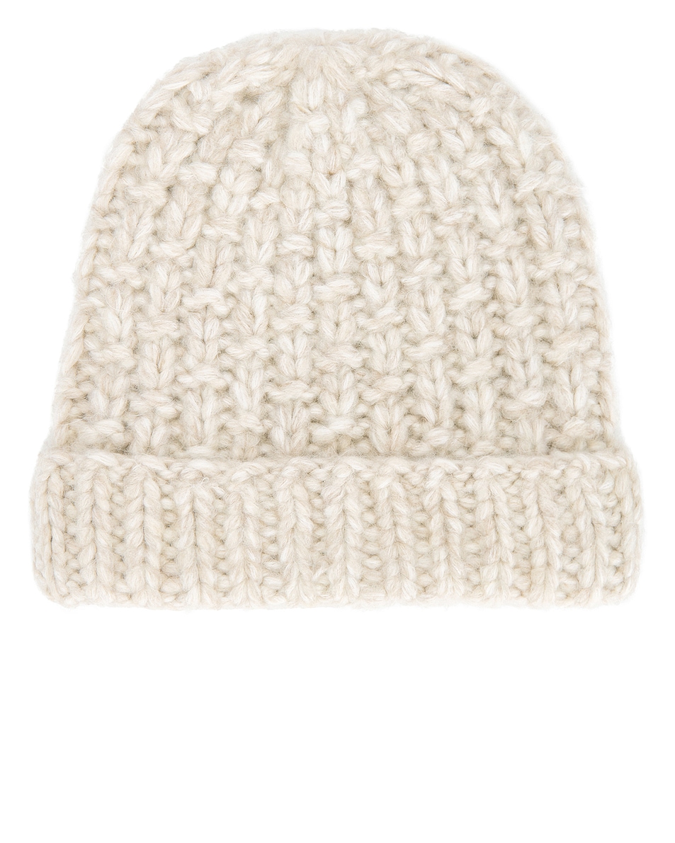Image 1 of Helsa Joanie Hand Knit Beanie in Oatmeal