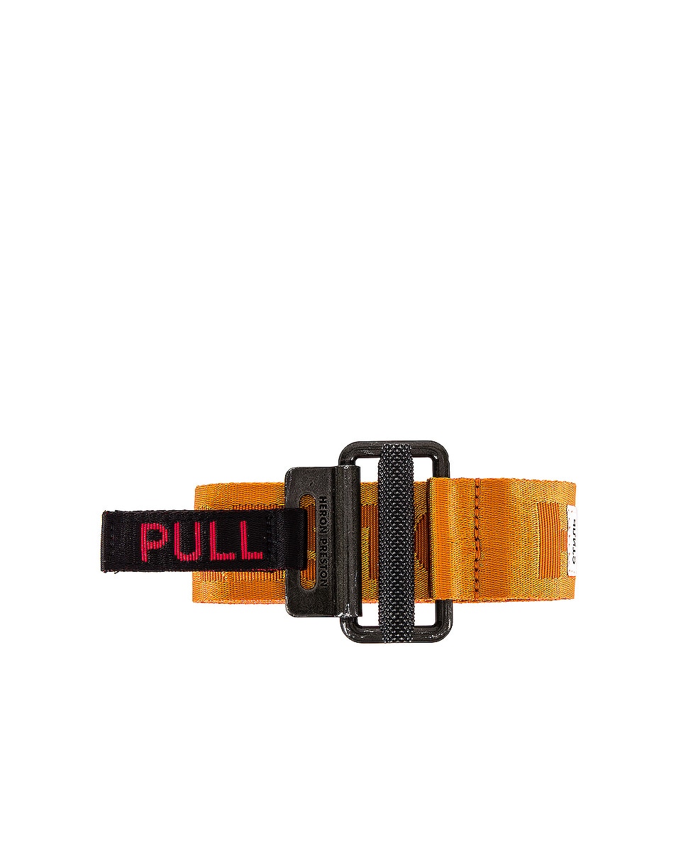 Image 1 of Heron Preston KK Tape Belt in Orange