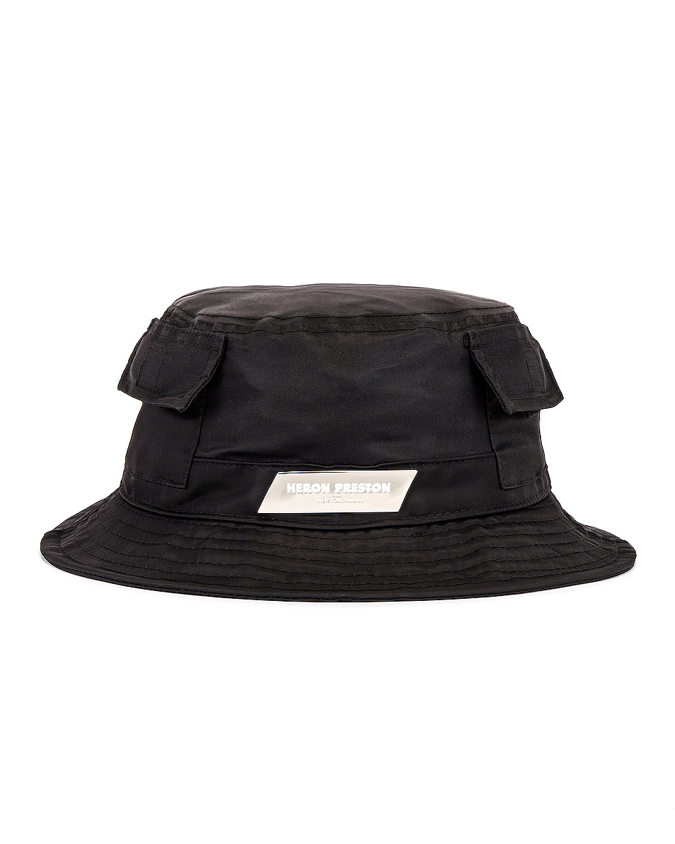 Image 1 of Heron Preston Bucket Hat in Black