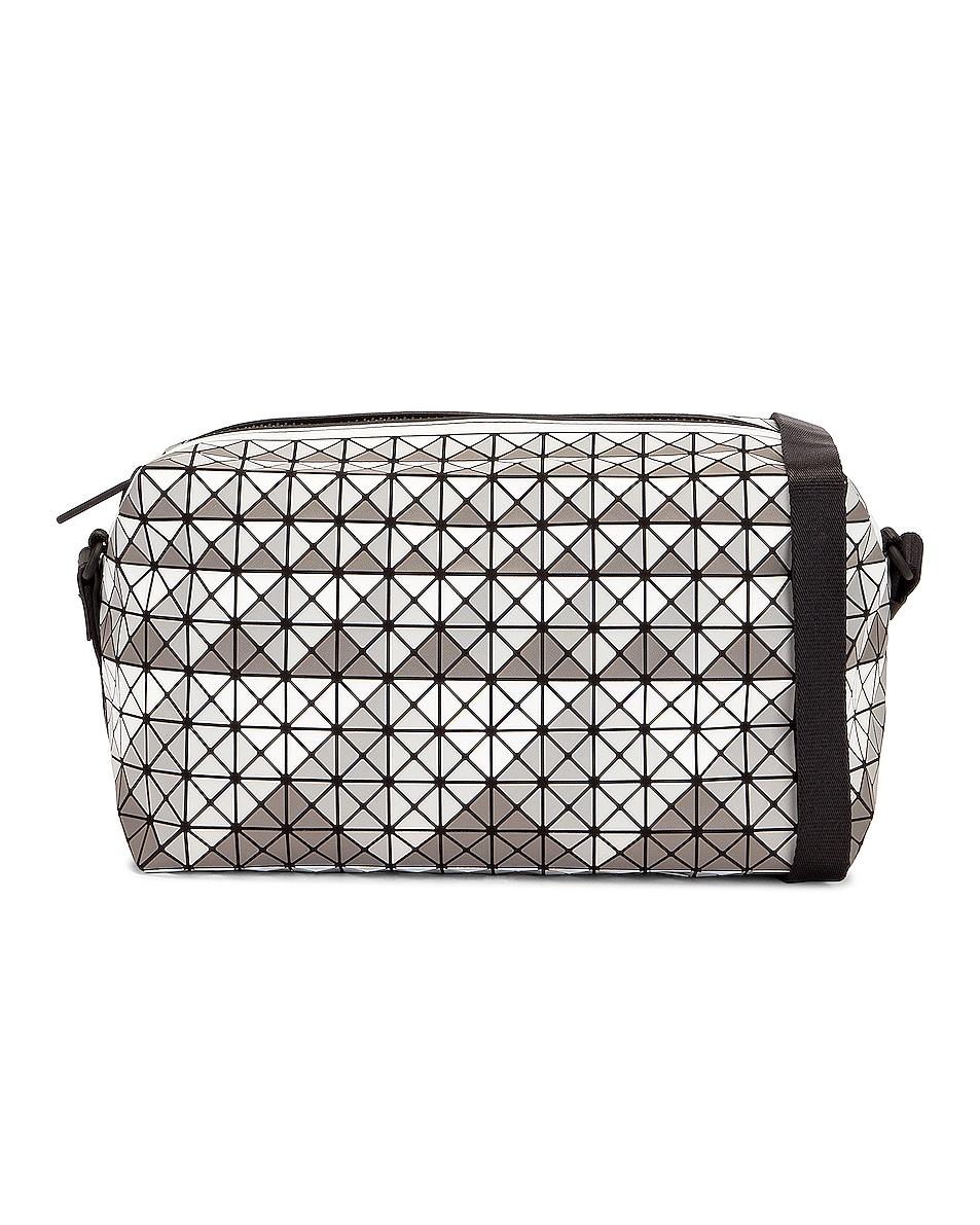 Image 1 of Issey Miyake Bao Bao BAO BAO ISSEY MIYAKE Saddle Bag in Gray Mix