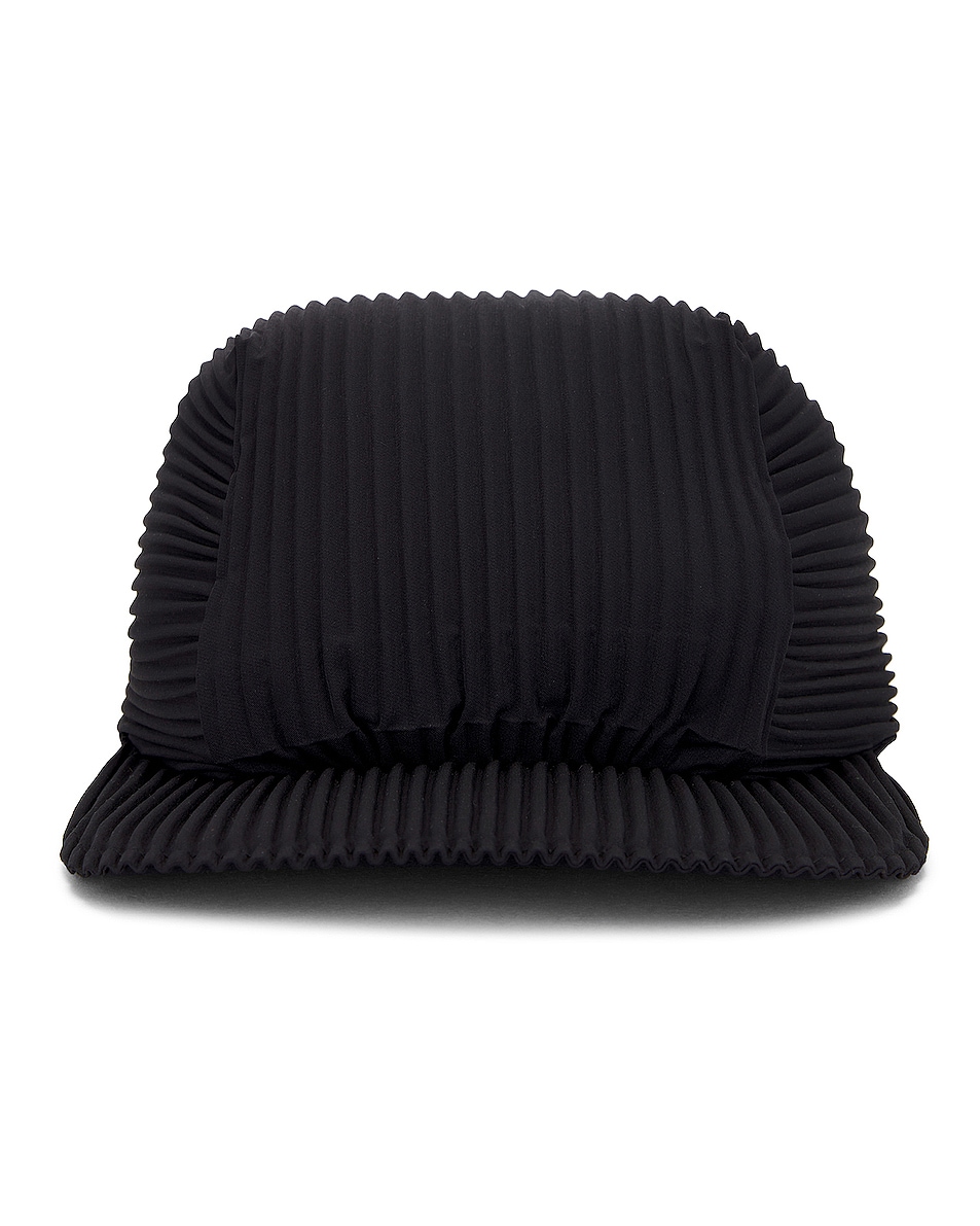 Image 1 of Homme Plisse Issey Miyake Pleats Cap in Black