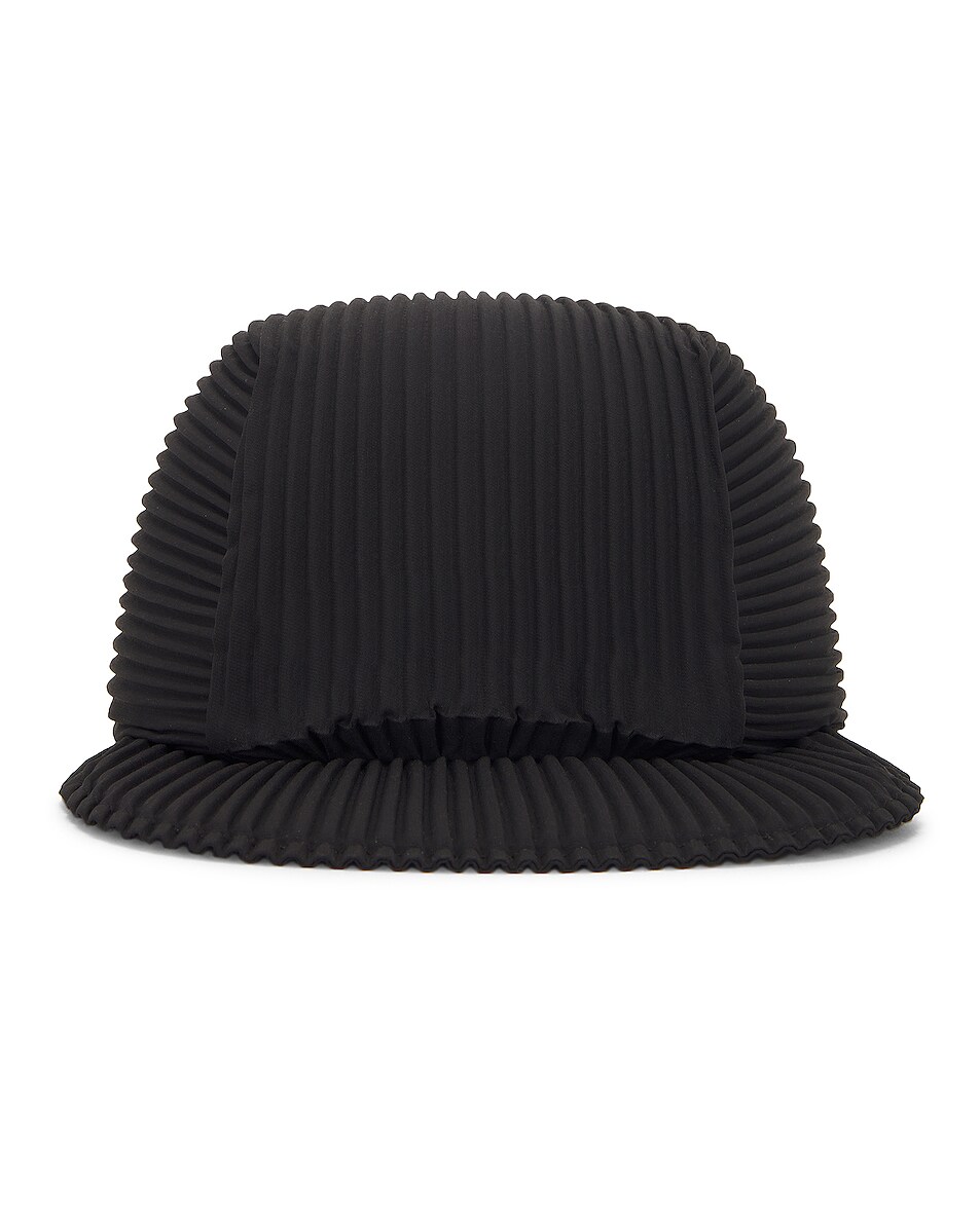 Image 1 of Homme Plisse Issey Miyake Pleats Cap in Black
