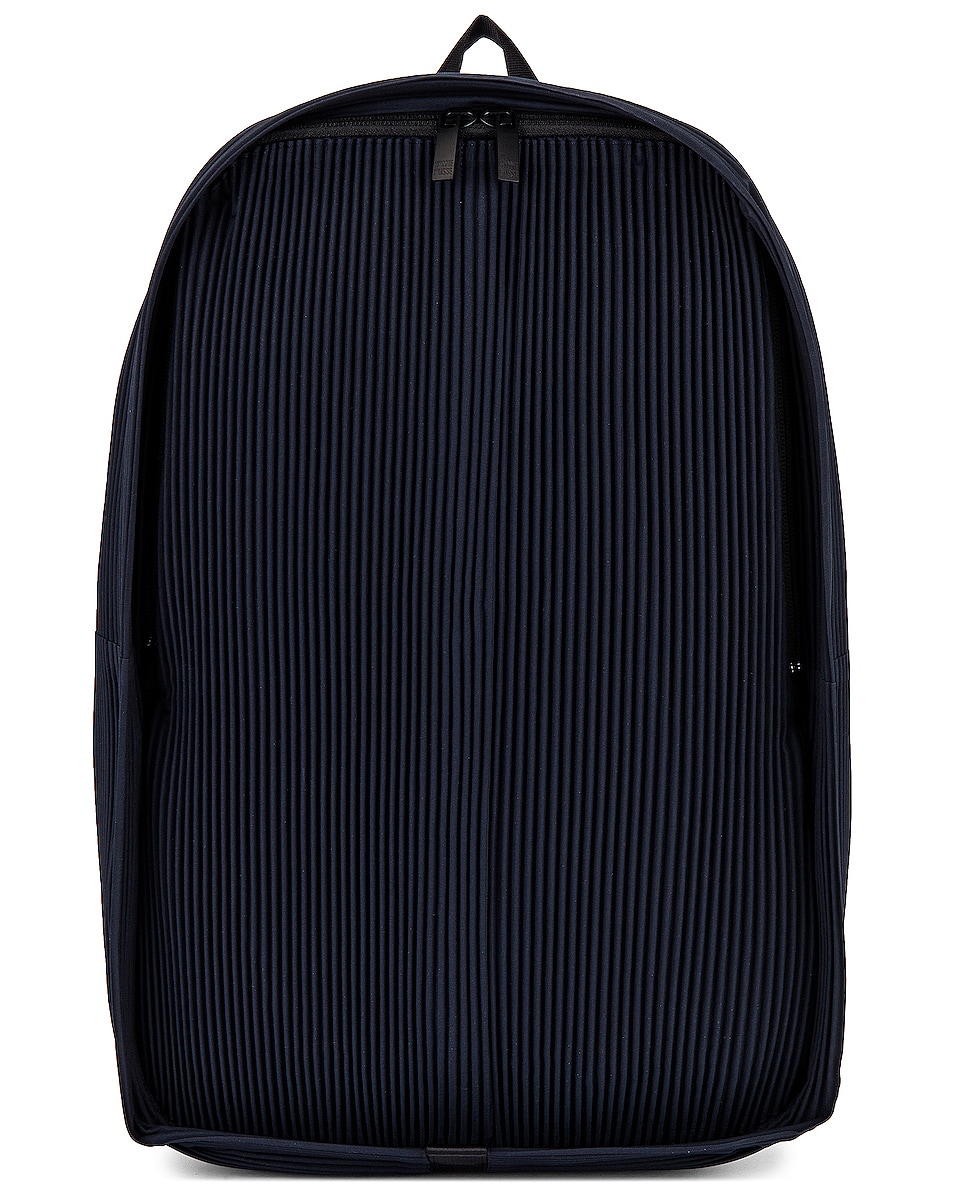 Image 1 of Homme Plisse Issey Miyake Pleats Daypack in Navy