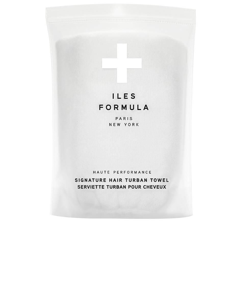 Image 1 of Iles Formula Signature Hair Turban Towel in White