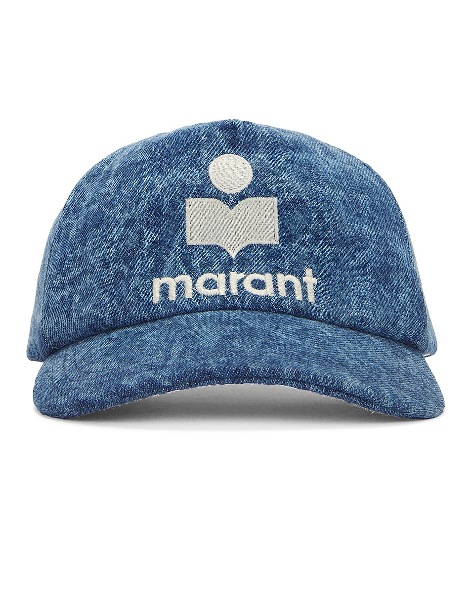 Image 1 of Isabel Marant Tyronh Denim Hat in Blue