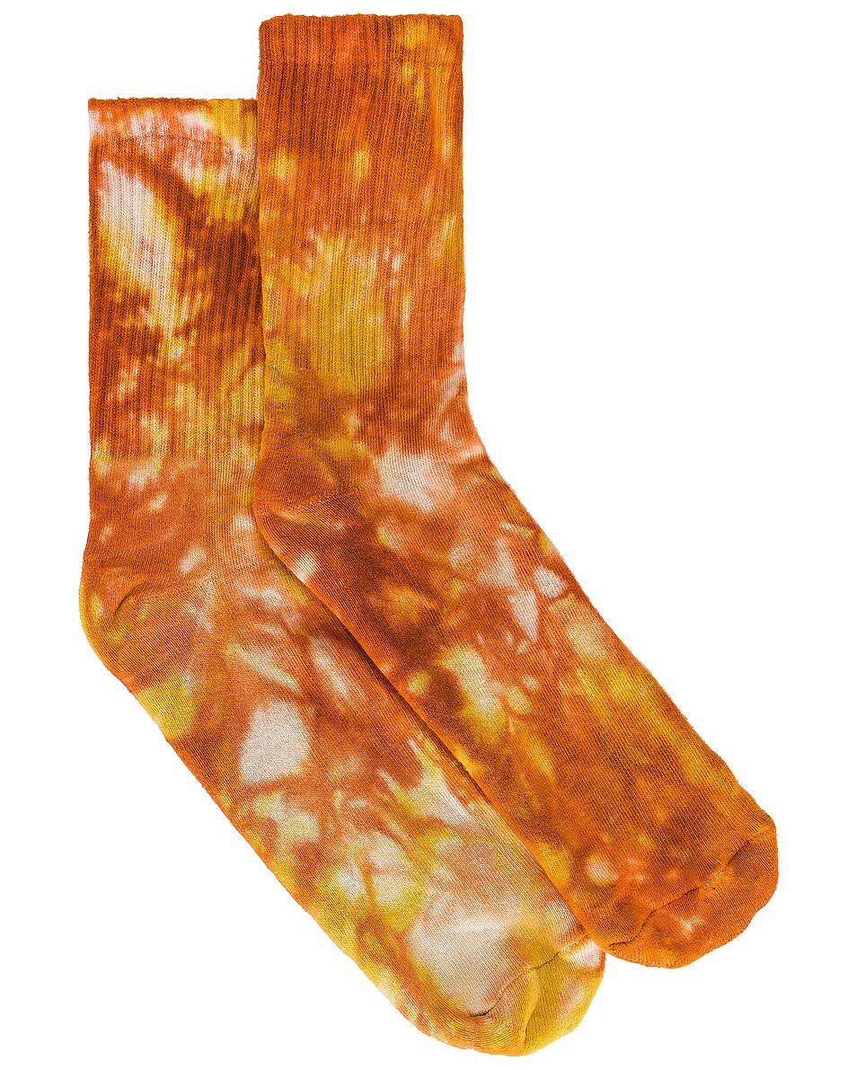 Image 1 of Isabel Marant Silakia Socks in Tangerine
