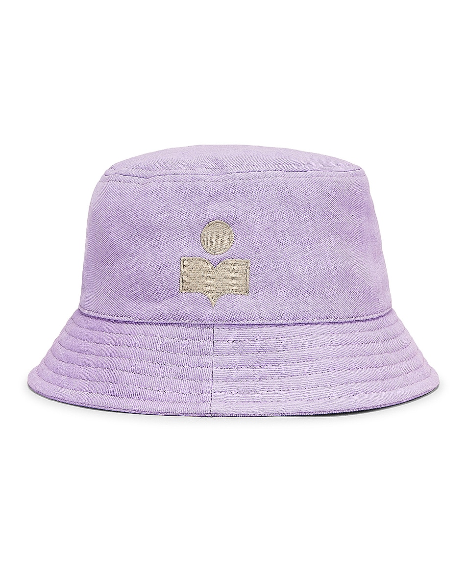 Image 1 of Isabel Marant Haley Bucket Hat in Lilac