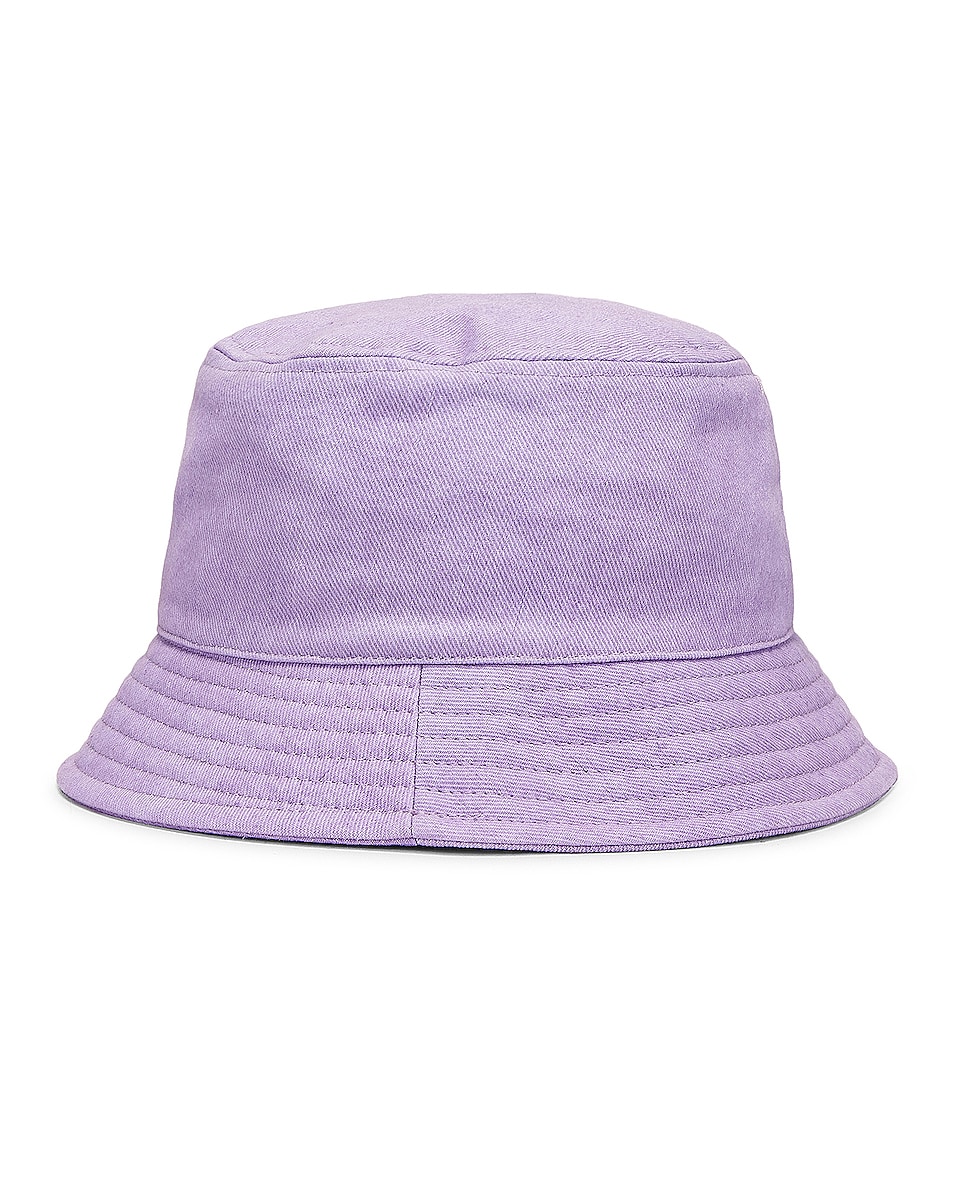 mauve bucket hat