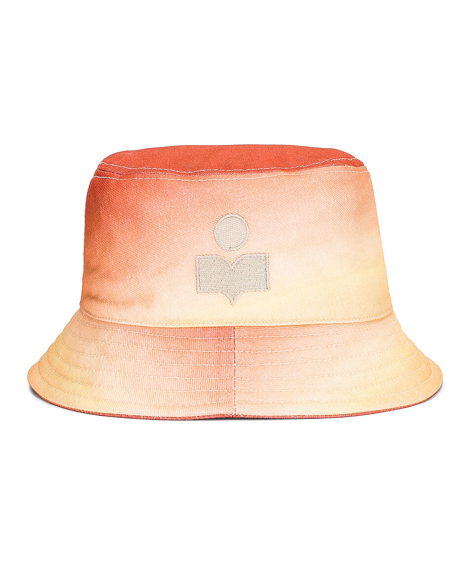 Image 1 of Isabel Marant Haley Bucket Hat in Tangerine