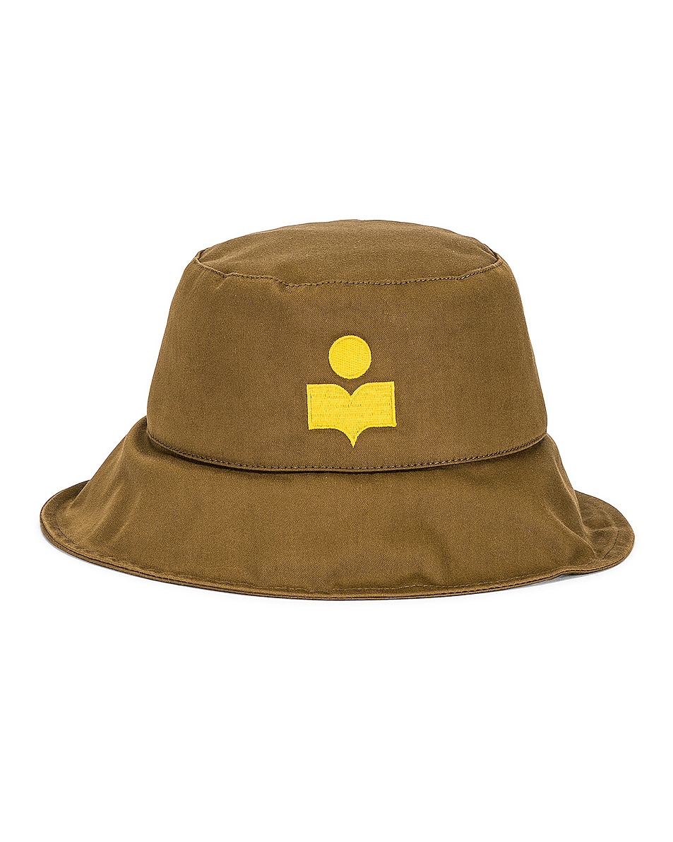 Image 1 of Isabel Marant Loiena Bucket Hat in Khaki