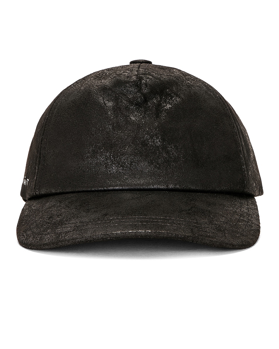 Image 1 of Isabel Marant Tyron Peachskin Cap in Black