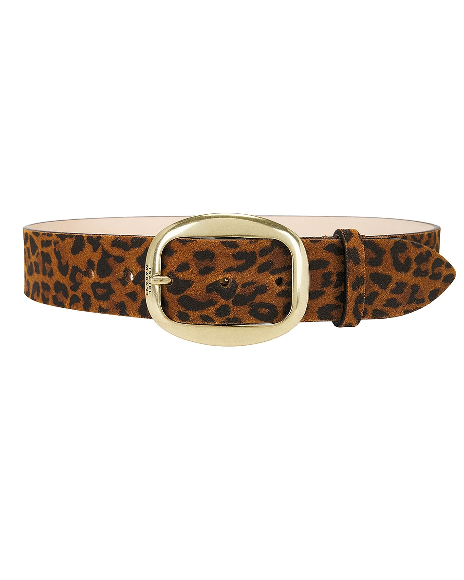 Image 1 of Isabel Marant Dara Belt in Leopard
