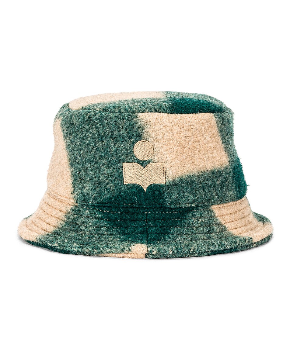 Image 1 of Isabel Marant Haley Hat in Green