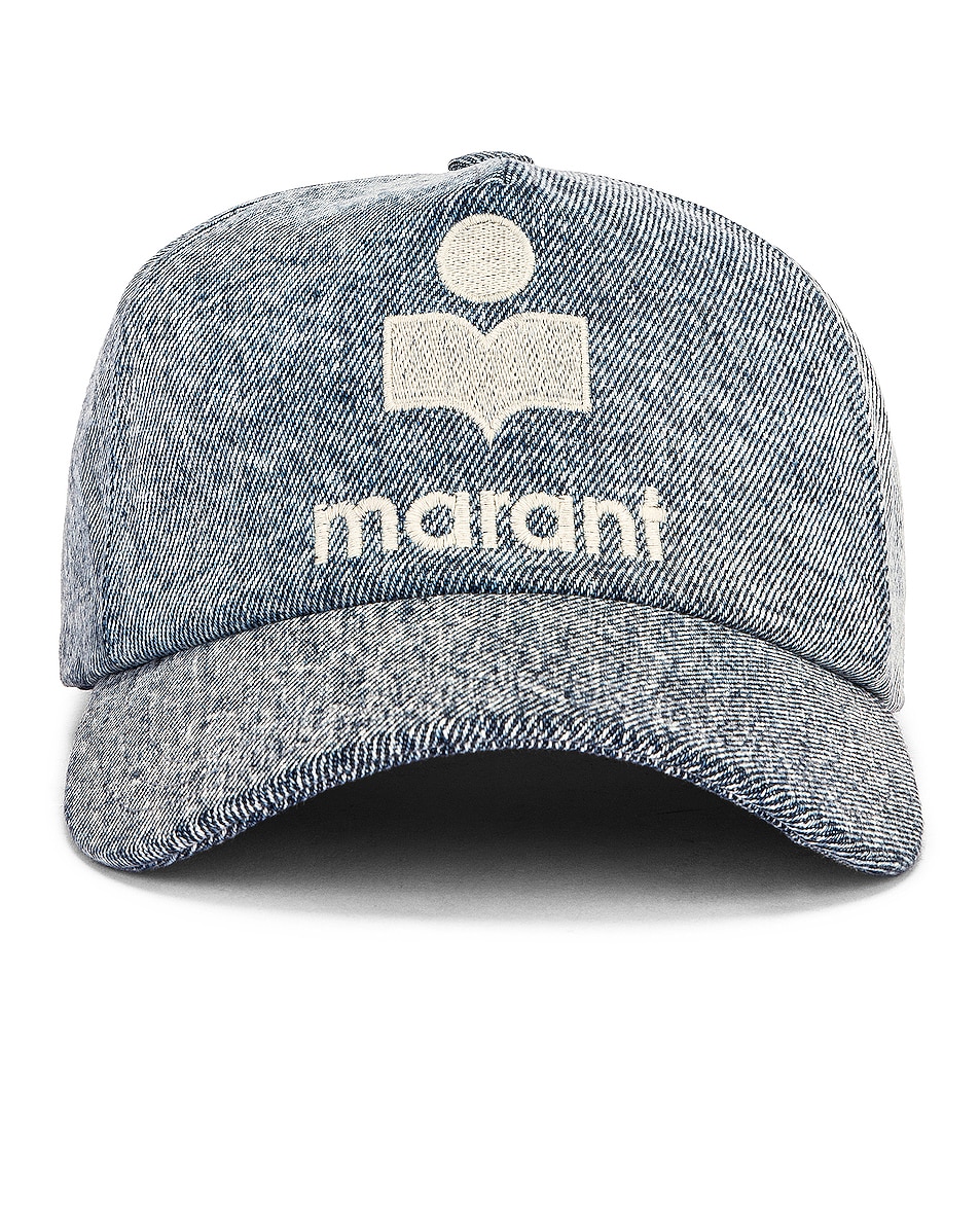 Image 1 of Isabel Marant Tyron Hat in Light Blue