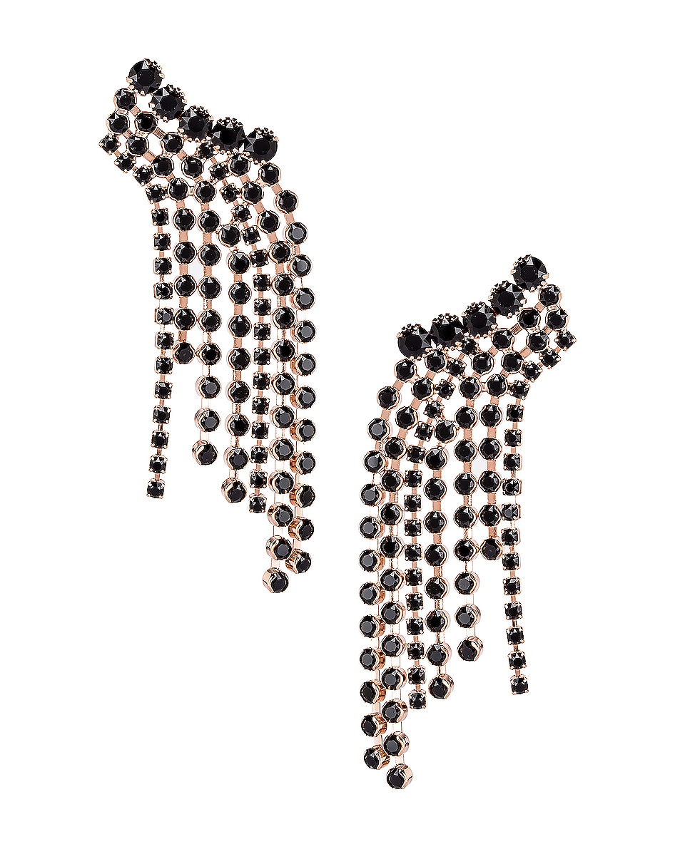 Image 1 of Isabel Marant Fringe Earrings in Black