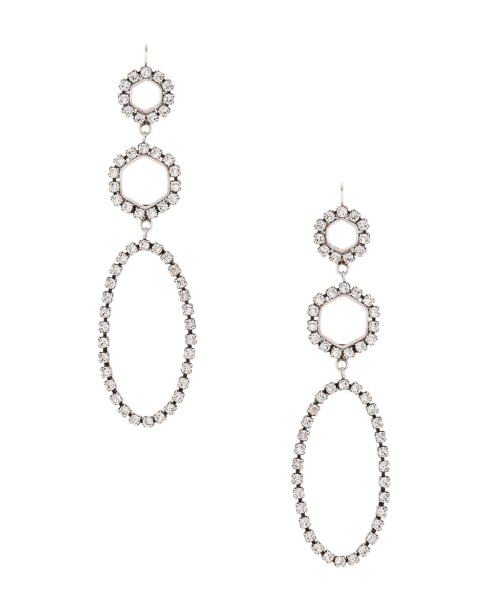 Image 1 of Isabel Marant Drop Earrings in Transparent