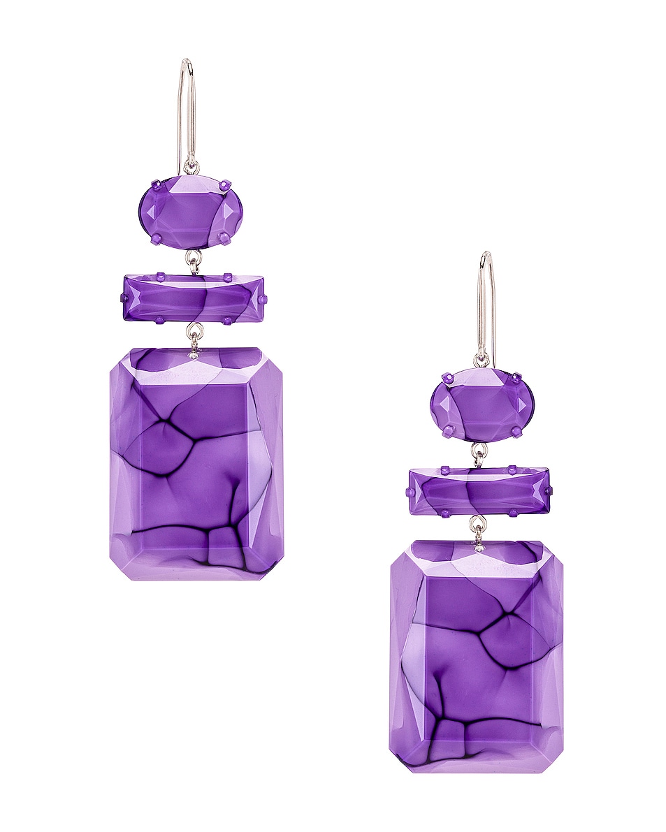 Image 1 of Isabel Marant Boy Drop Earrings in Lilac