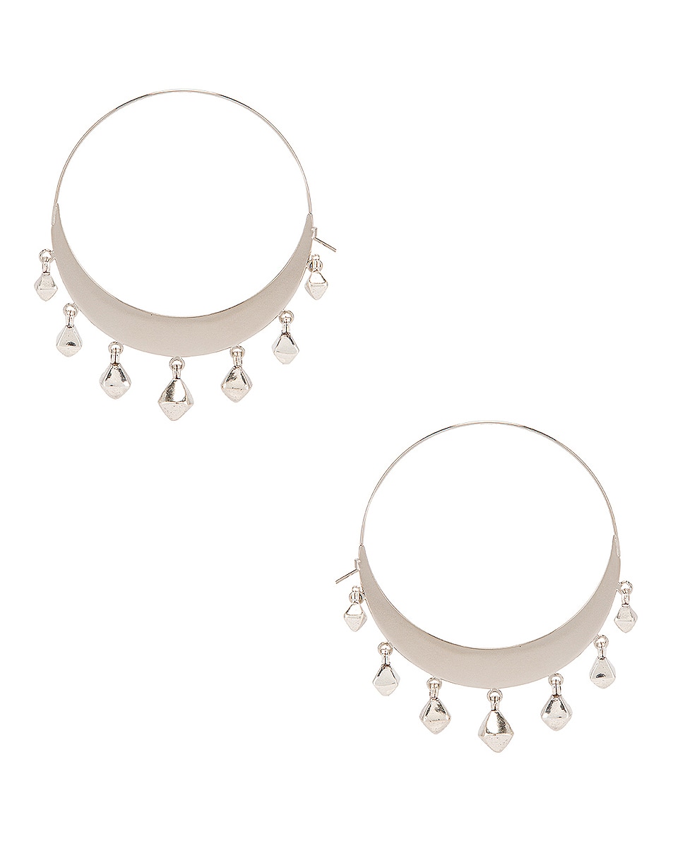 Image 1 of Isabel Marant Tanganyika Hoop Earrings in Silver