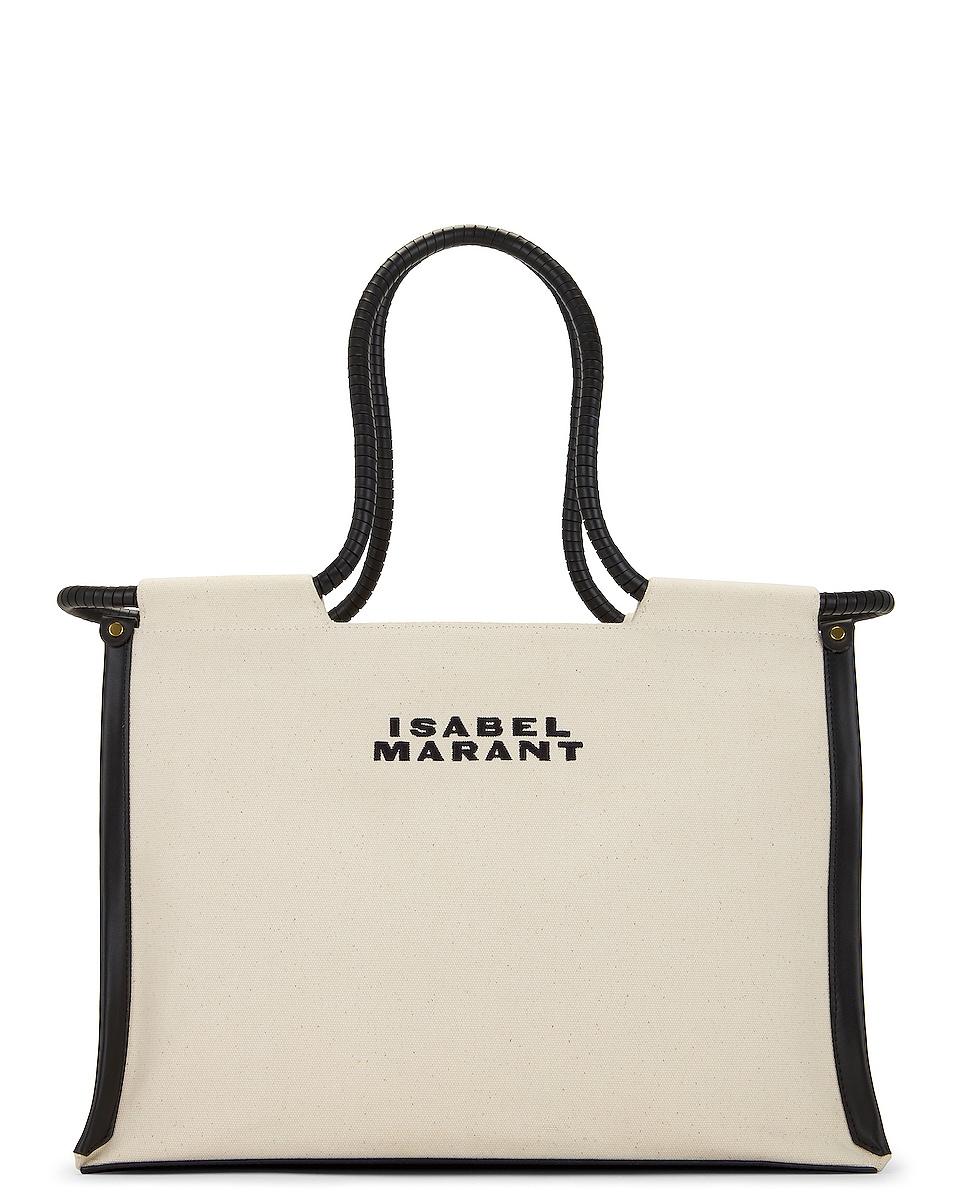 Image 1 of Isabel Marant Toledo Bag in Ecru & Black
