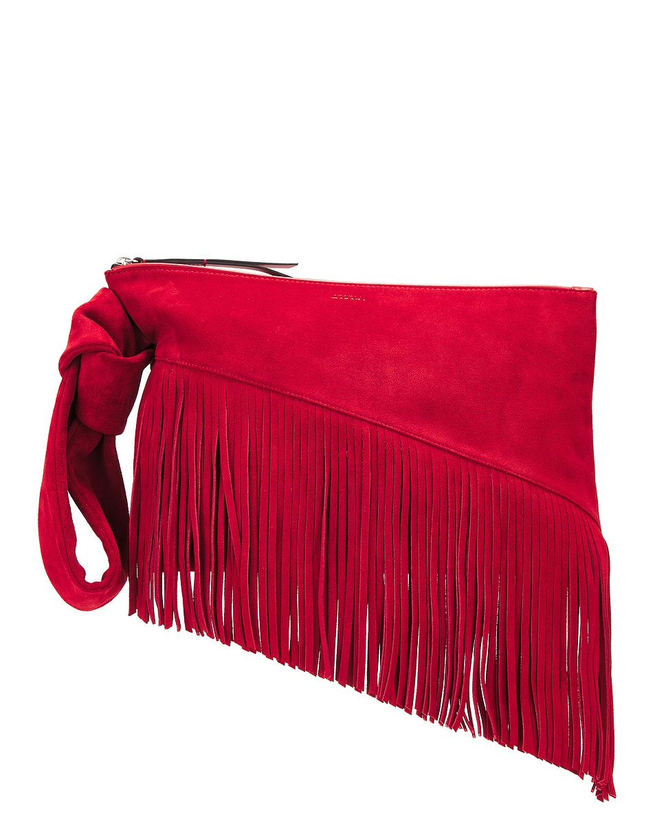 Image 1 of Isabel Marant Faro Clutch in Red